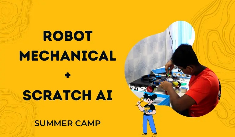 Robot Mechanical + Scratch AI